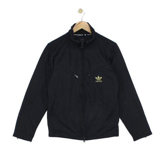 Mens Track Jacket Trefoil Logo Full Zip