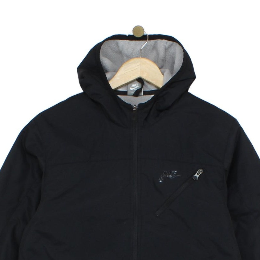 Mens Jacket Outdoor Fleece Lined Hooded