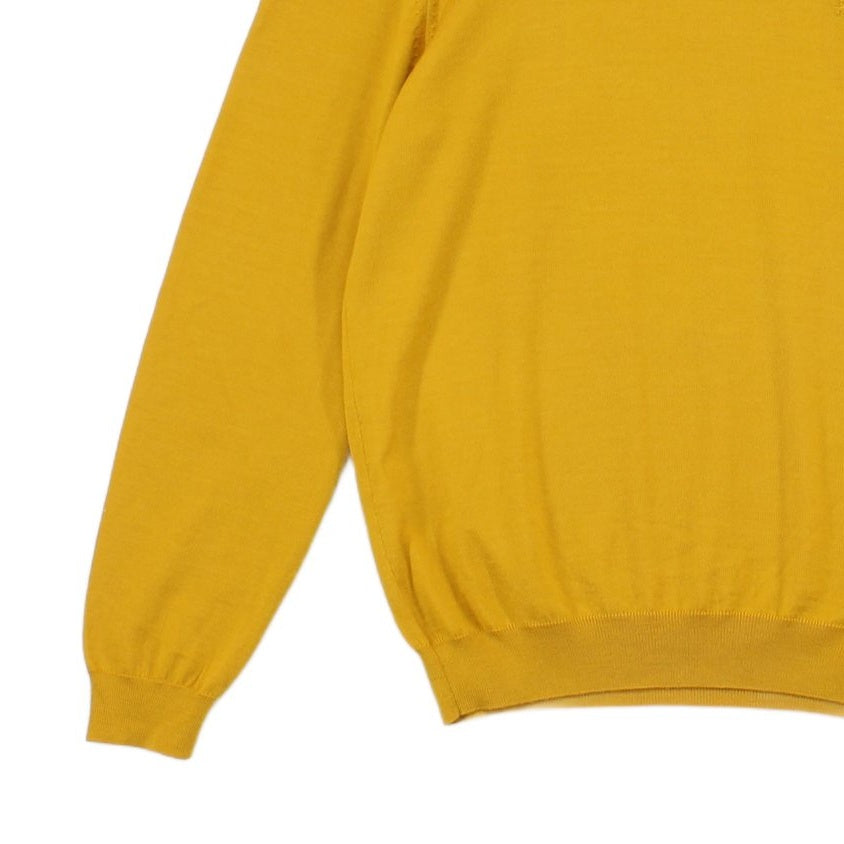 Mens Fine Knit Jumper Wool Crew Neck