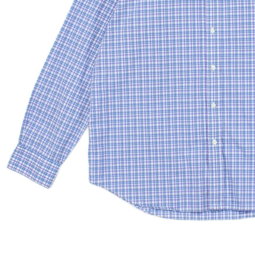 Mens Check Shirt Long Sleeve Non Iron