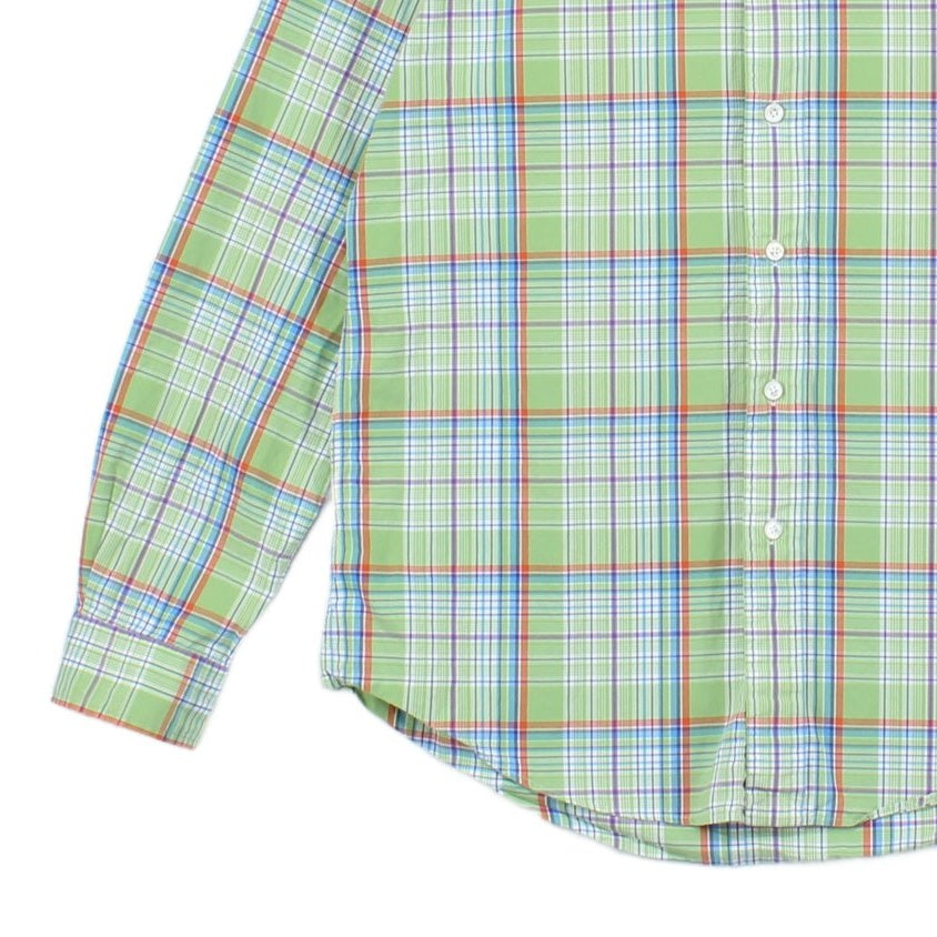 Mens Check Shirt Custom Fit Long Sleeve