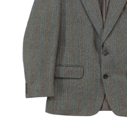 Mens Tweed Blazer Uk Made Wool Blend