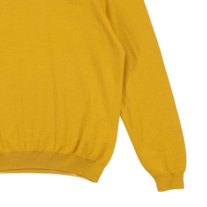 Mens Fine Knit Jumper Wool Crew Neck