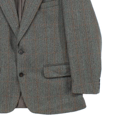 Mens Tweed Blazer Uk Made Wool Blend