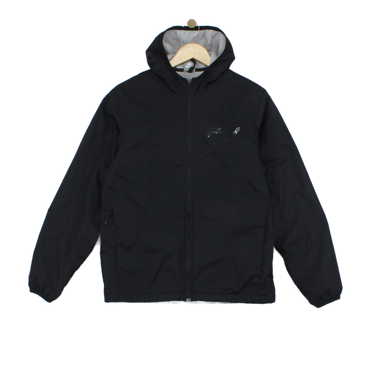 Mens Jacket Outdoor Fleece Lined Hooded