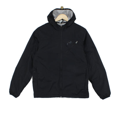 Mens Jacket Outdoor Fleece Lined Hooded