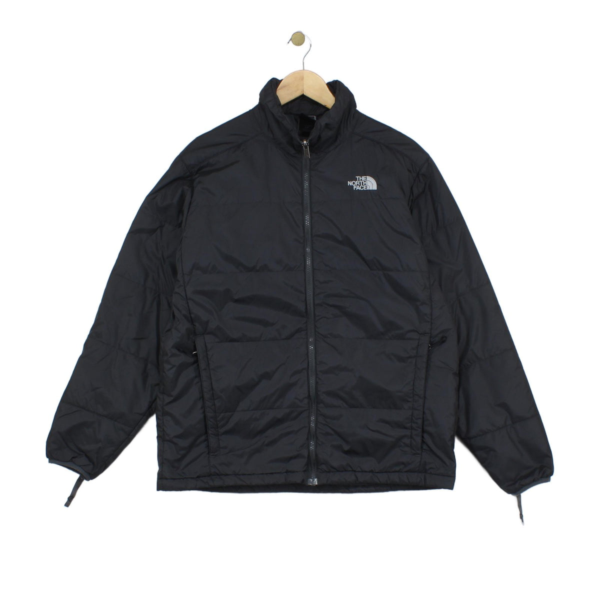 Mens Quilted Jacket Full Zip Outdoor Winter