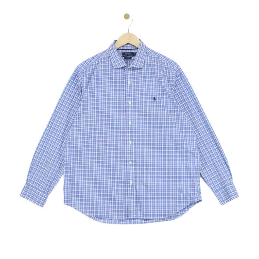 Mens Check Shirt Long Sleeve Non Iron