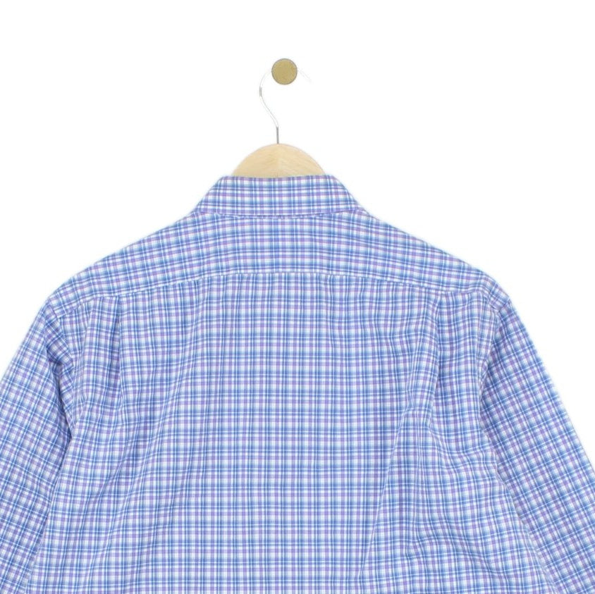 Mens Check Shirt Long Sleeve Non Iron