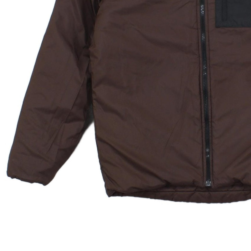 Boys Quilted Jacket Hooded Full Zip Reversible