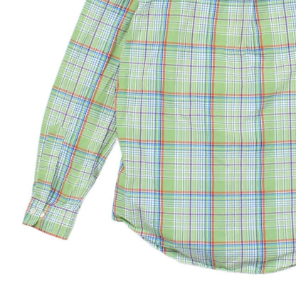 Mens Check Shirt Custom Fit Long Sleeve
