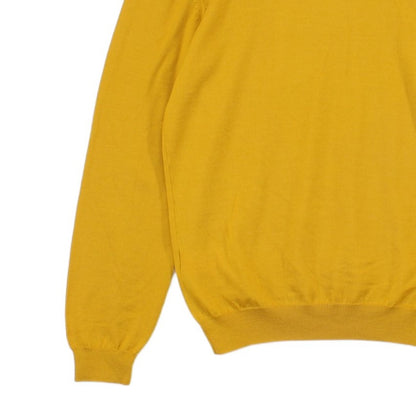 Mens Fine Knit Jumper Wool Crew Neck