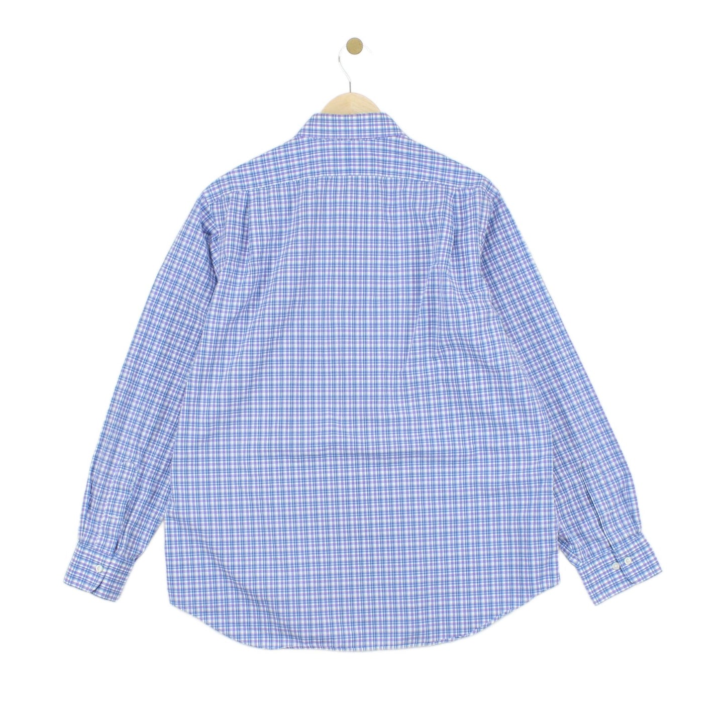 Mens Check Shirt Long Sleeve Non Iron