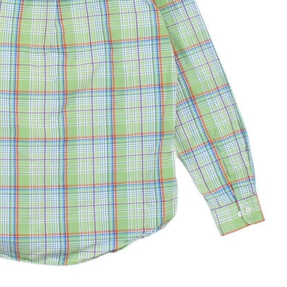 Mens Check Shirt Custom Fit Long Sleeve