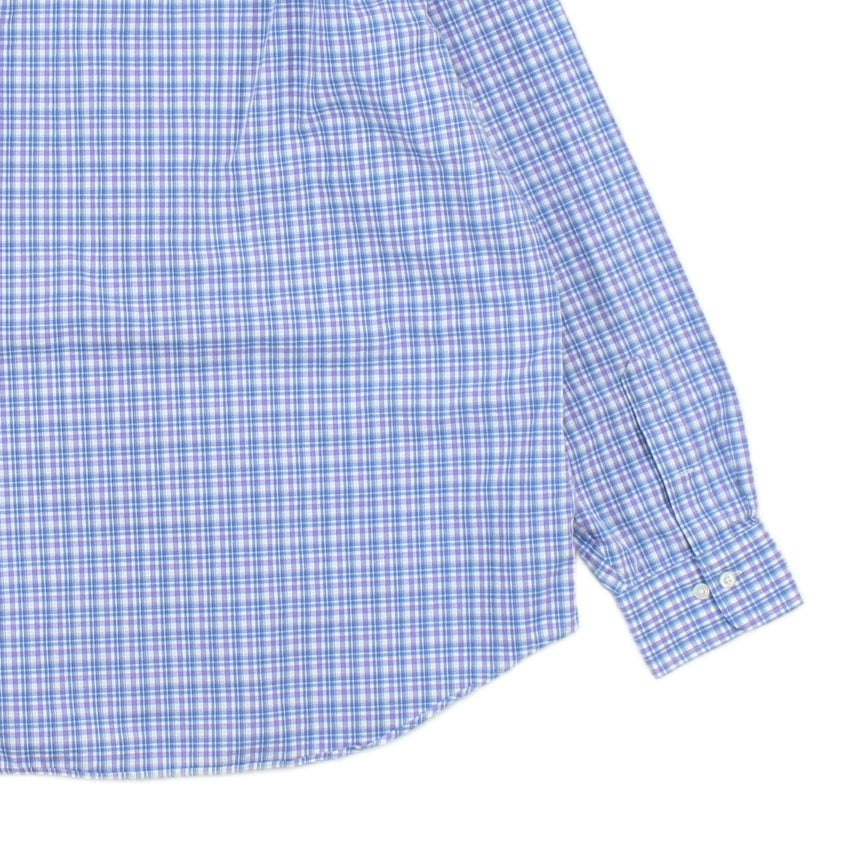 Mens Check Shirt Long Sleeve Non Iron