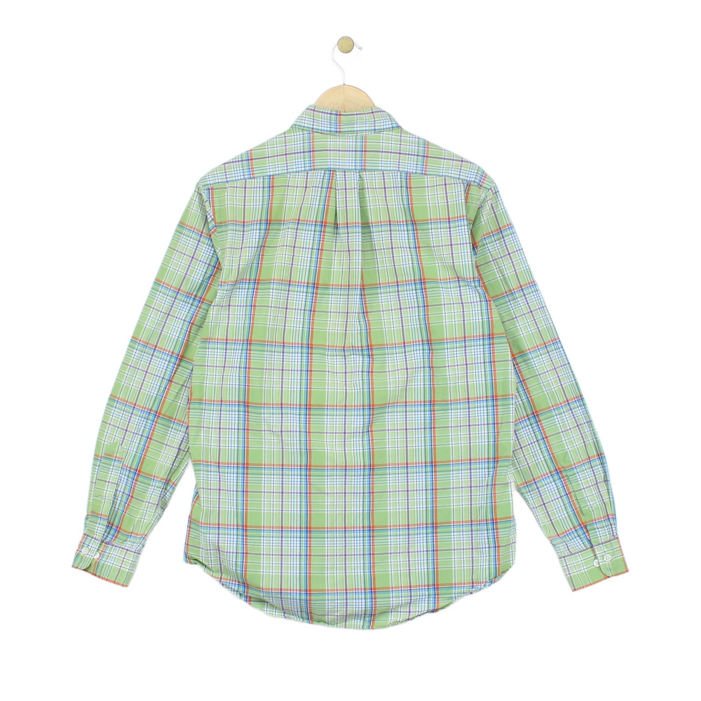 Mens Check Shirt Custom Fit Long Sleeve