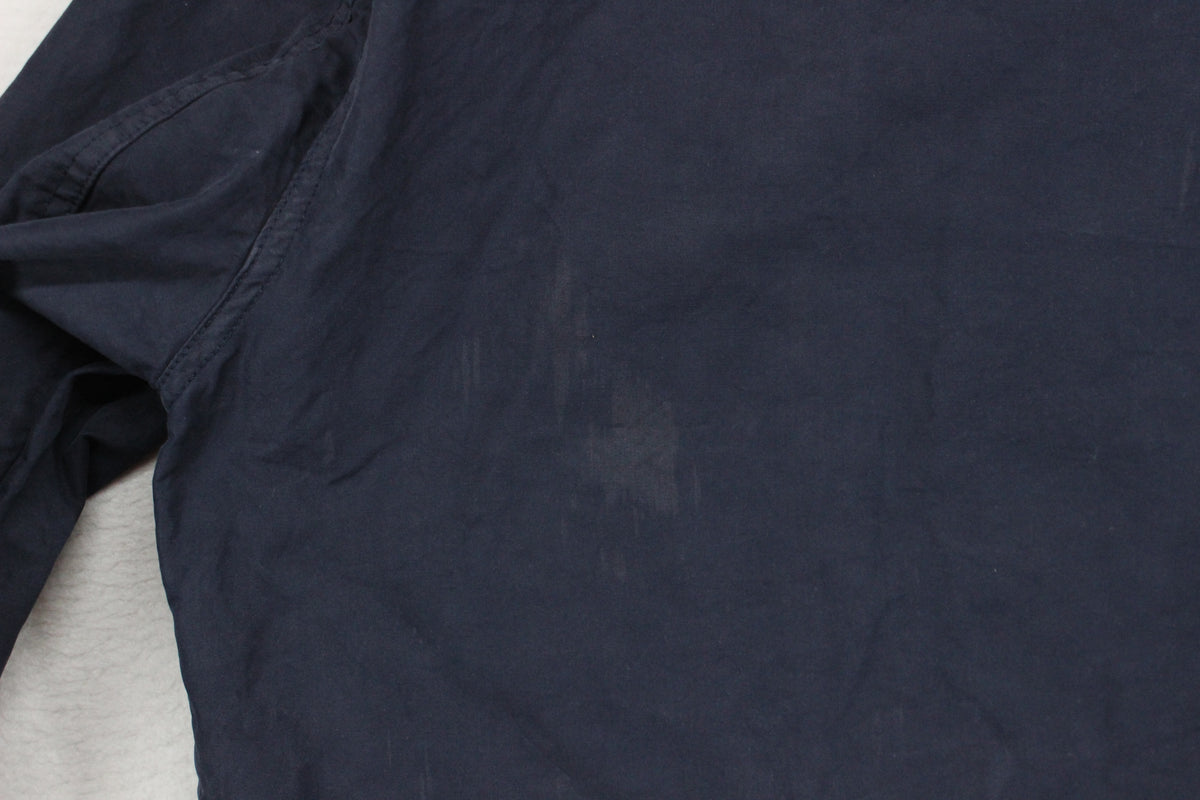 Mens Jacket Hooded Full Zip Cotton