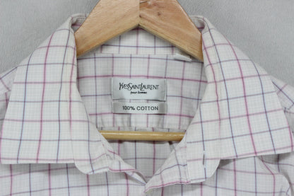 Mens Check Shirt Long Sleeve