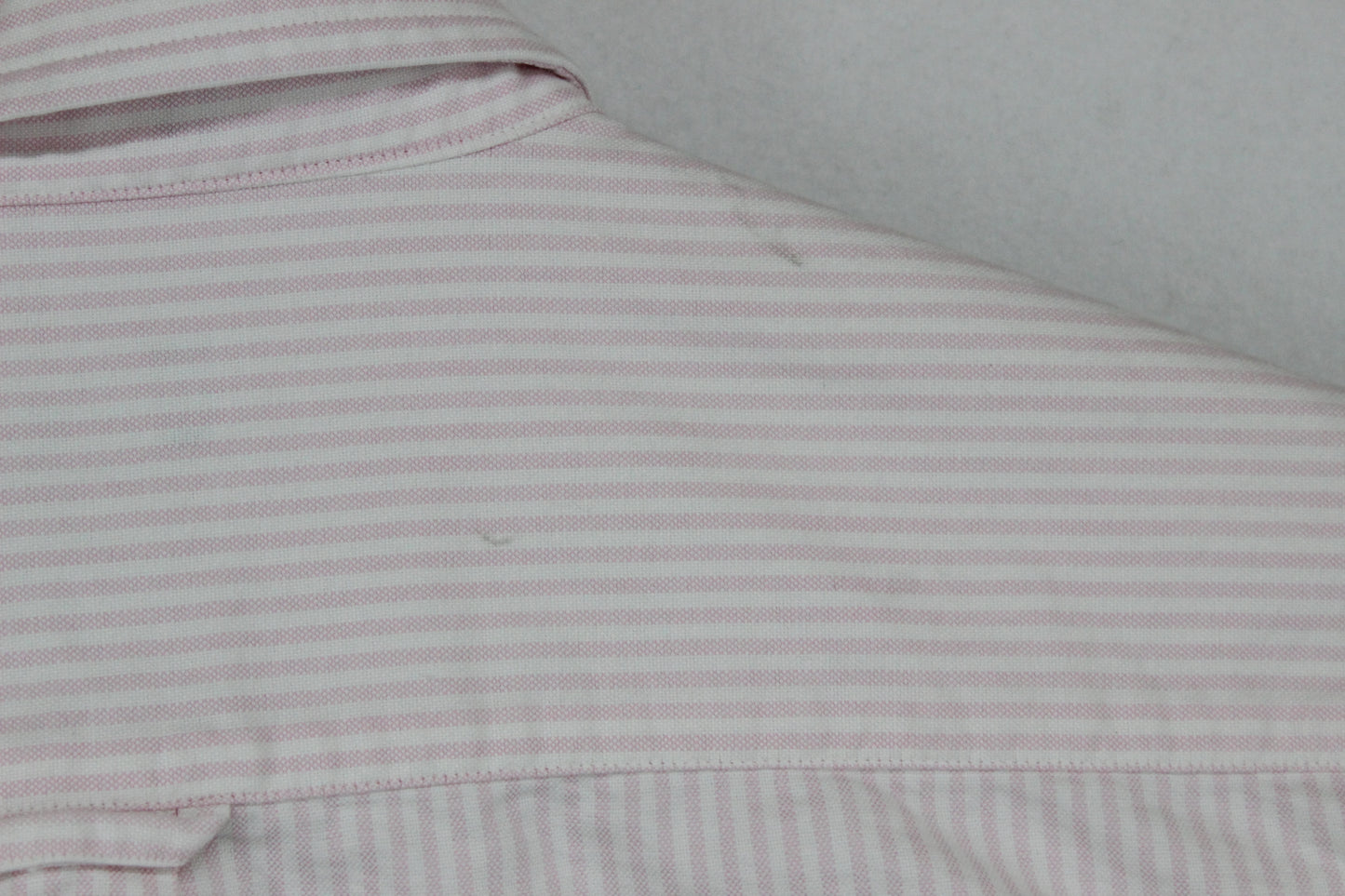 Mens Striped Shirt Oxford Banker Regular Fit Long Sleeve