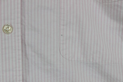 Mens Striped Shirt Oxford Banker Regular Fit Long Sleeve