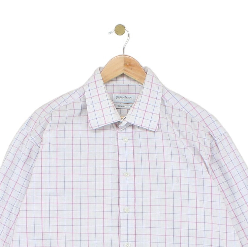 Mens Check Shirt Long Sleeve