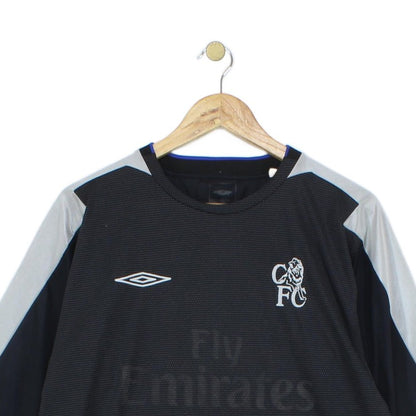 Mens Chelsea 2004-05 Football Shirt Away Jersey Long Sleeve