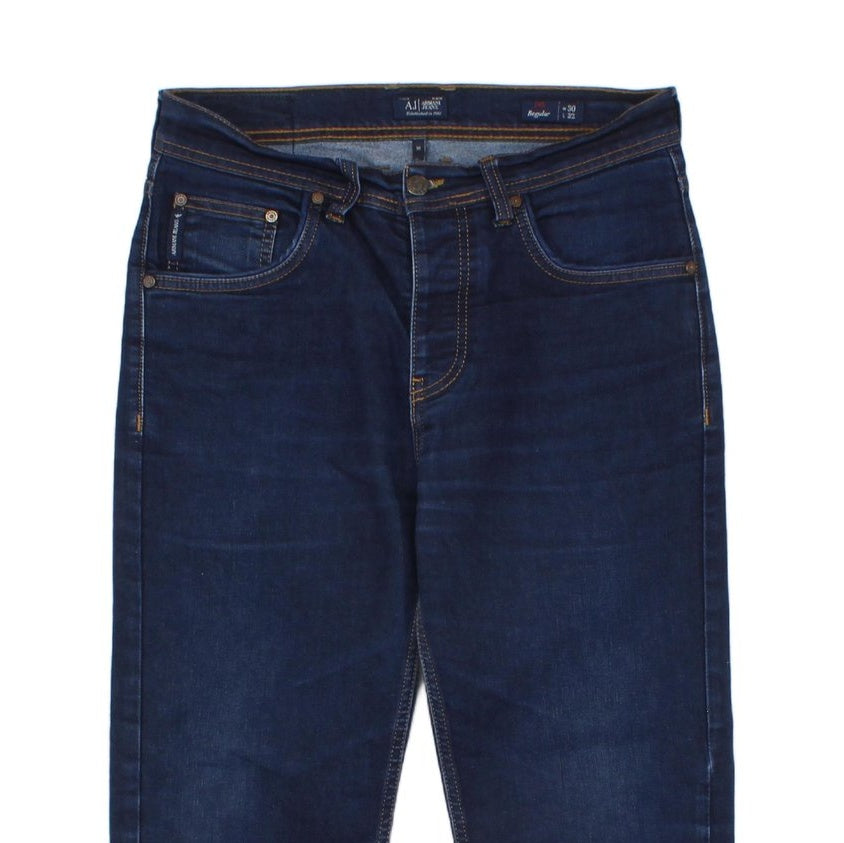 Mens Jeans Stretch Denim Regular