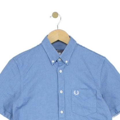 Mens Oxford Shirt Summer Button Up Short Sleeve