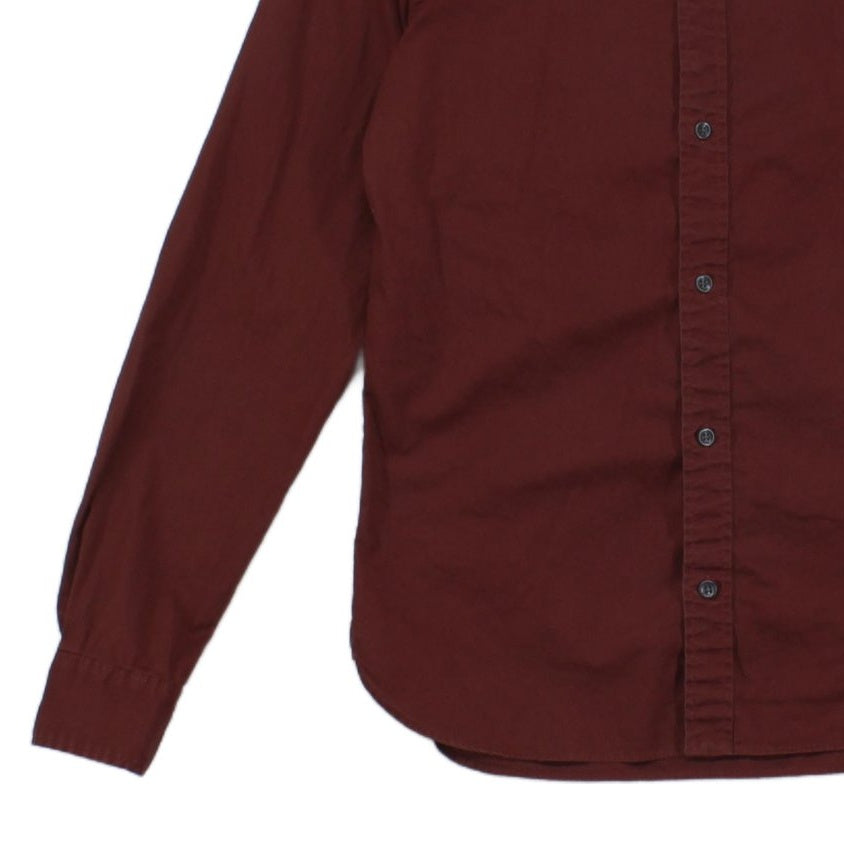 Mens Shirt Button Up Long Sleeve