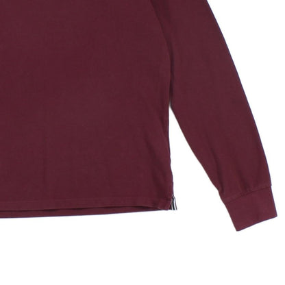 Mens Polo Shirt Slim Fit Long Sleeve Embroidered