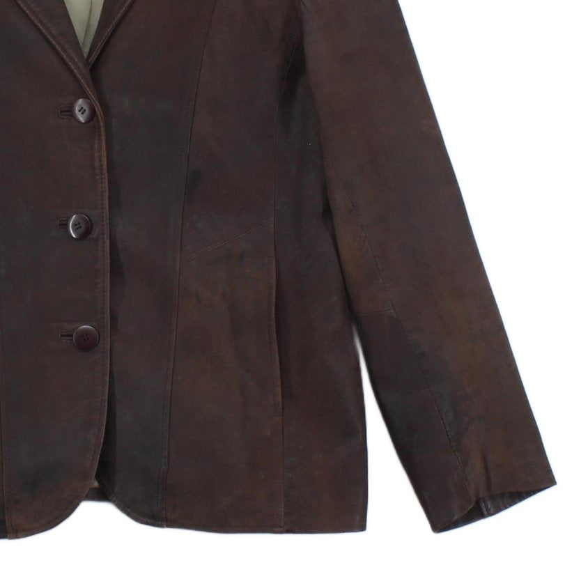 Womens Leather Jacket Outerwear