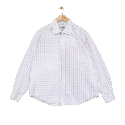 Mens Check Shirt Long Sleeve