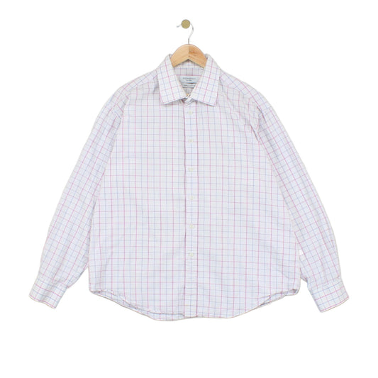 Mens Check Shirt Long Sleeve