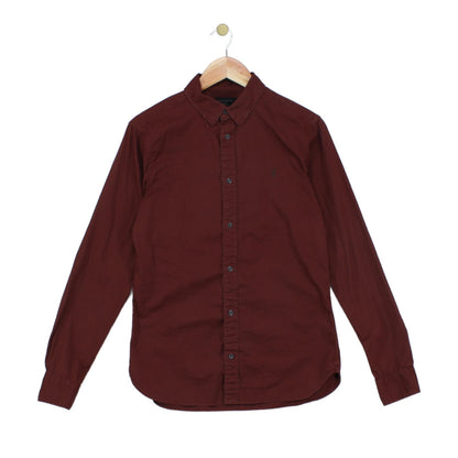 Mens Shirt Button Up Long Sleeve