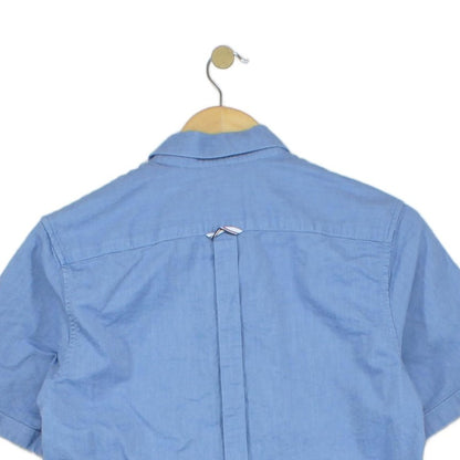 Mens Oxford Shirt Summer Button Up Short Sleeve