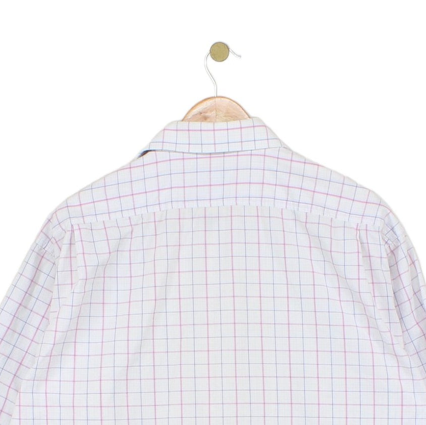 Mens Check Shirt Long Sleeve