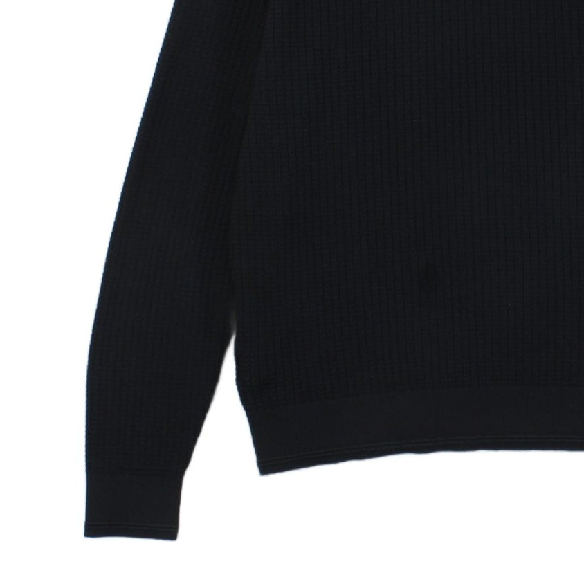 Mens Ribbed Jumper Crew Neck