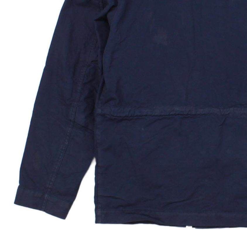 Mens Jacket Hooded Full Zip Cotton
