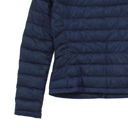 Womens Quilted Down Jacket Snap Button Lightweight