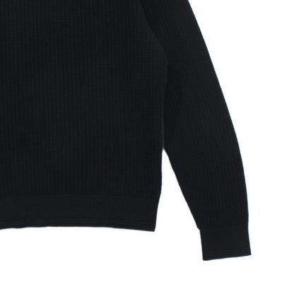 Mens Ribbed Jumper Crew Neck