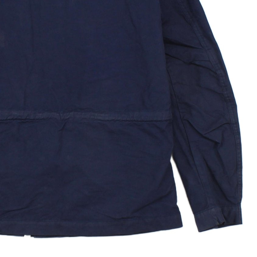 Mens Jacket Hooded Full Zip Cotton