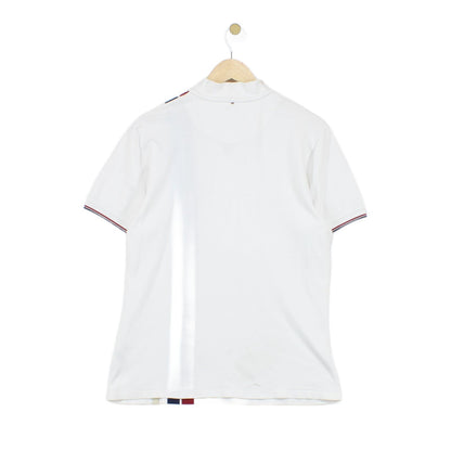 Mens Striped Polo Shirt Made In Portugal 1/4 Zip