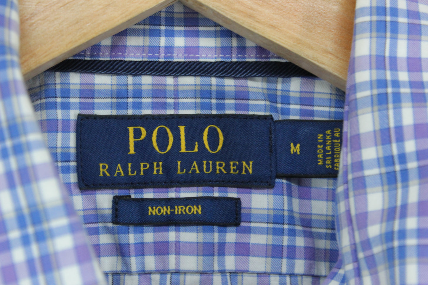 Mens Check Shirt Long Sleeve Non Iron