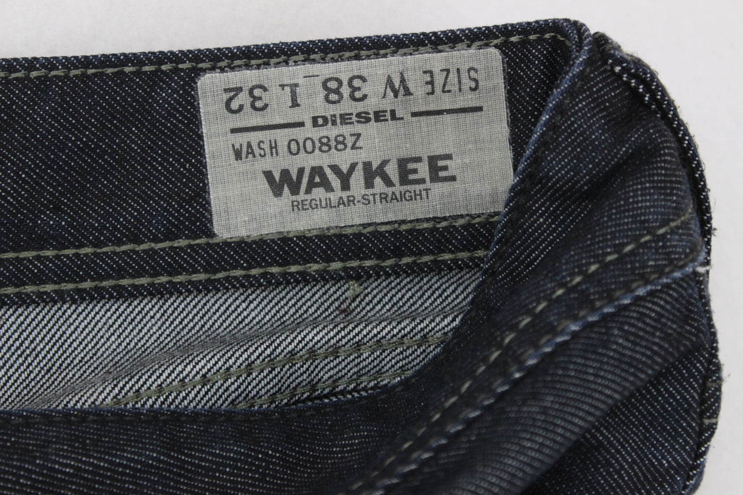 Mens Waykee Jeans Denim Regular Straight