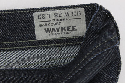 Mens Waykee Jeans Denim Regular Straight