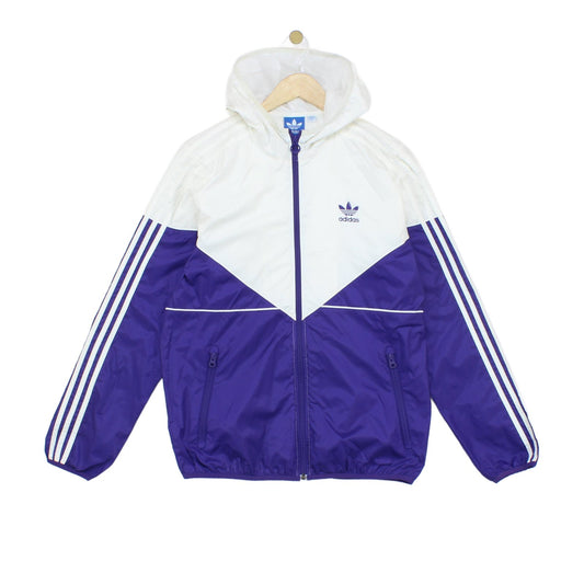 Mens Windbreaker Jacket Full Zip Hooded