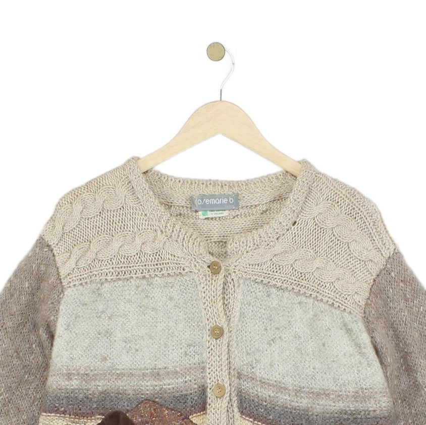 Womens Mohair Cardigan Hand Knit