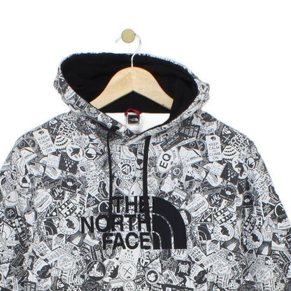 Mens Patterned Hoodie Embroidered Graphic Pullover