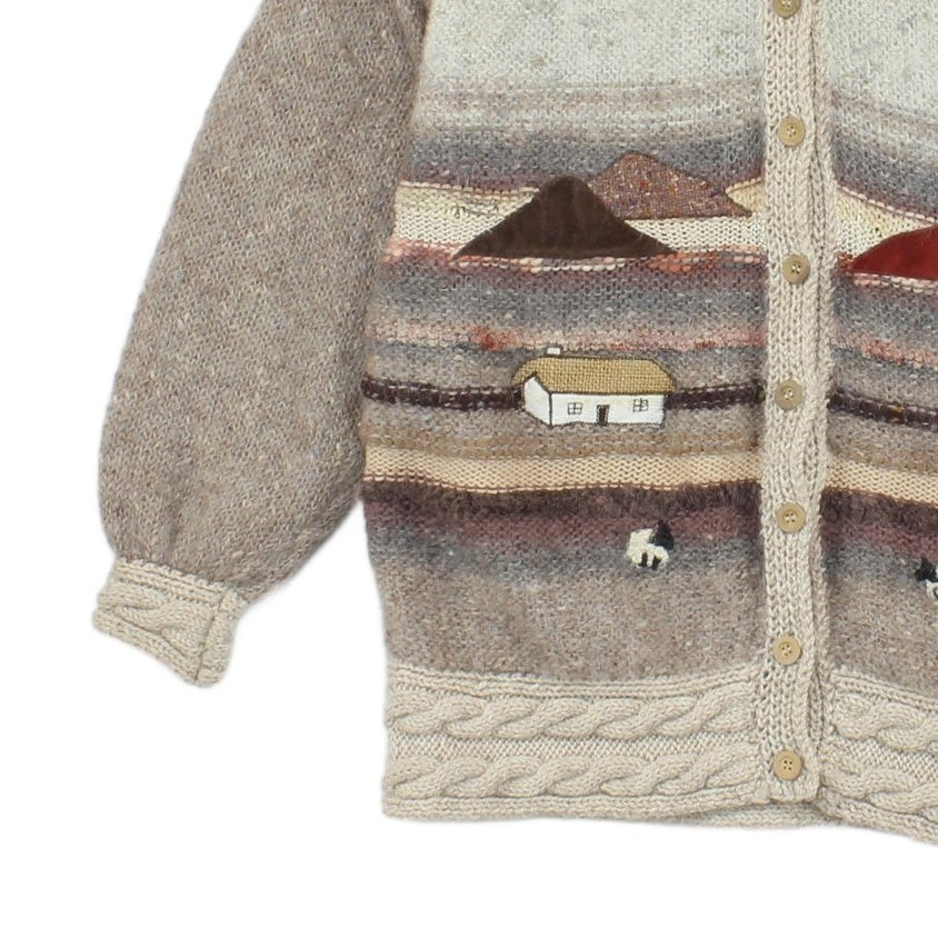 Womens Mohair Cardigan Hand Knit