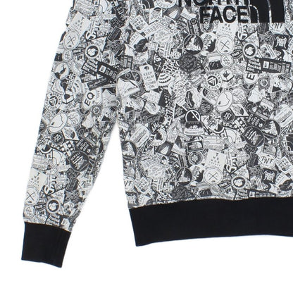 Mens Patterned Hoodie Embroidered Graphic Pullover